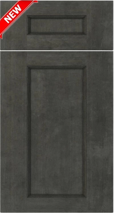 Double Smokey Gray custom cabinet door profile by Costa Kitchens