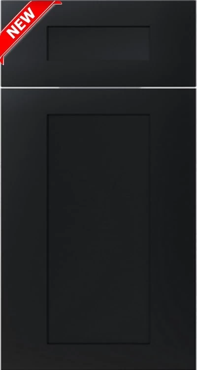 Iron Black custom cabinet door profile by Costa Kitchens