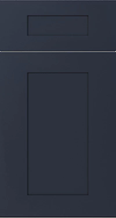 Navy Blue custom cabinet door profile by Costa Kitchens