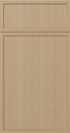 Slim White Oak custom cabinet door profile by Costa Kitchens
