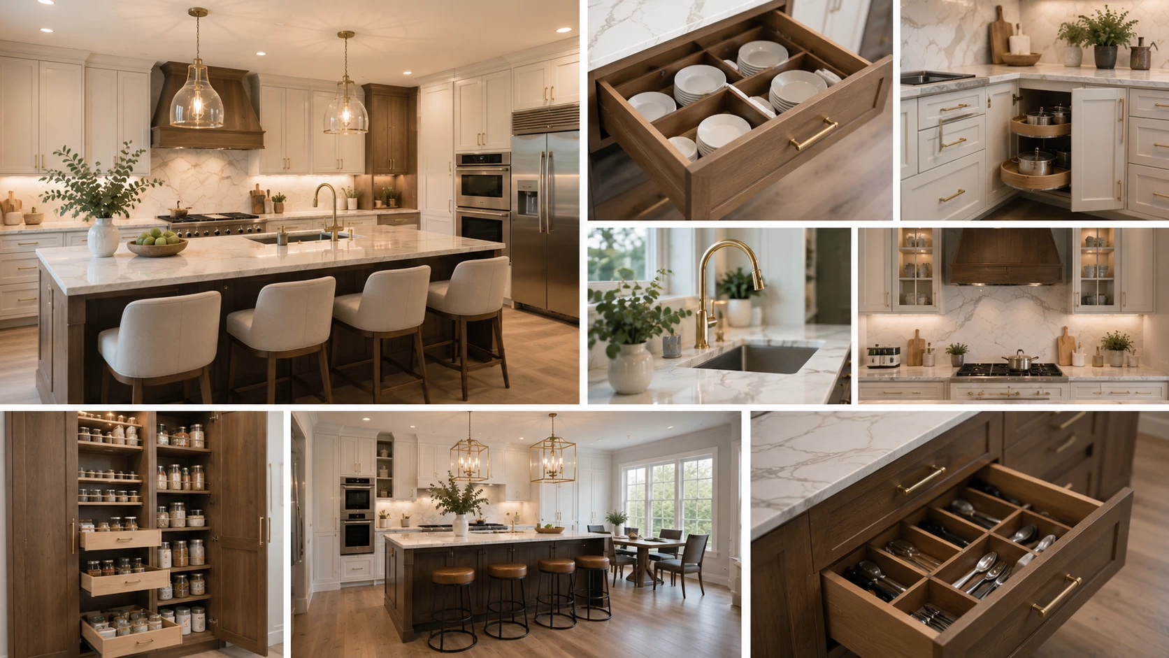 Costa Kitchens custom kitchen project: Custom Kitchen Cabinets in The Woodlands, TX Elegant Storage Solutions for Modern Homes